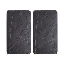 Multi-Glasschneideplatte Schiefer 50x28,5cm 2Stück