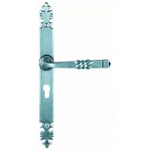 Plaques étroites de 285 x 25 mm finition fer patiné cémenté pour Ensemble Bourgogne clé i Bouvet