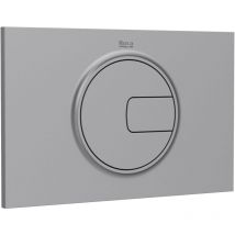 PL4 dual (one) in-wall drive plate Roca Couleur : gris laqué