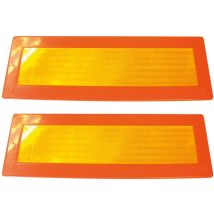Plaques réfléchissantes – 565 x 200 mm – Métal 10/10ème – Éclairage et réflecteurs pour remorque