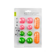 1001 Piles - nx - 10 clips pour câbles multi usages (câble management)