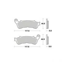 Ferodo - Plaquette de frein Semi-Métal Eco-Friction Route - R90