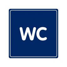 Novap - Plaque de porte wc - couleur 90x90mm - 4033983