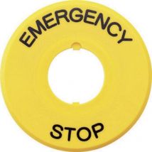 Plaquette de repérage Idec HAAV4-27 EMERGENCY STOP 1 pc(s)