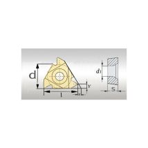 Plaquette Revêtue 60° Filetage Interne Pas 0,5-1,5 Mm - Taille 11 - 5 Pcs Optimum 11ir A60