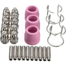 Plasmaschneider 26-teiliges Verbrauchsmaterial-Set SG-55 Ag-60 Wsd-60P Schneidbrenner-Spitzendüse