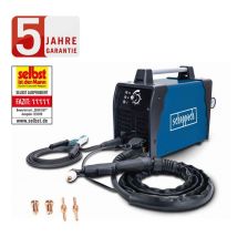 Plasmaschneider PLC40 bis 12 mm Druckluftschlauch 3 Düsen 3 Elektroden - Scheppach