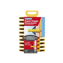 Super Toggle Fixings Pack 20 PLASSTC554 - Plasplugs