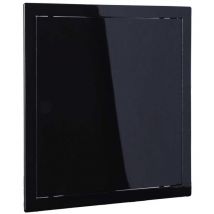 Plasterboard Access Panel Black 300x300mm Soft Closing Polished PVC