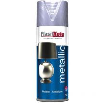 PlastiKote 440.0000621.076 Metallic Spray Silver 400ml PKT621