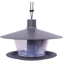 Vogelfutterhaus "Finch" anthrazit Ø 28x17 cm, Kunststoff