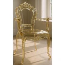 Polycarbonate Chairs Plastic Armchairs Kitchen and Living Room Chair Modern Outdoor Armchair Dining Room and Bedroom Armchairs