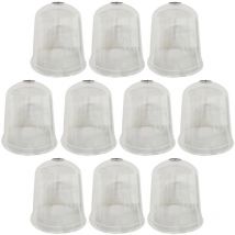 Selections - Plastic Plant Protection Bell Cloche Covers with Ground Pegs (Pack of 10)