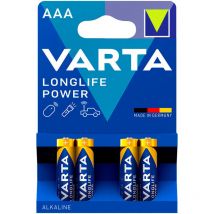 Pila Alcalina aaa LR03 10.5x44.5mm Longlife Power Varta
