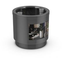 Plastiken - hidrojardinera color antracita Ø26cm