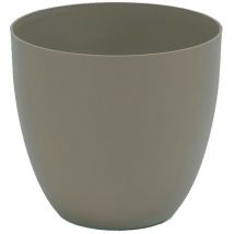 Vaso Concâvo Injeção Taupe Ø38cm