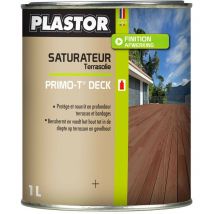 Plastor Saturateur Primo-T Deck à Base d'Huile Naturelle Couleur: Teck - Conditionnement: 1L