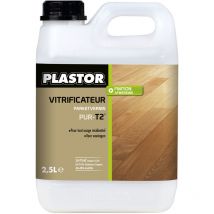 Vitrificateur parquet Pur T2 - 2.5L : Vitrificateur en phase aqueuse incolore pour lieux de passages fréquents et toutes utilisations résidentielles