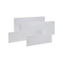 Plastron modulaire métallique 24 modules - Type - Fixe - h 400mm - Plein
