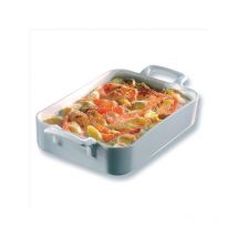 Plat à four en porcelaine 26x18,5x6cm blanc - Revol - 614850