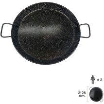 Garcima - Paellera valencienne émaillée 3 personnes/28 cm.