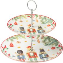 J-line - Plat de présentation 2 étages Casse-Noisette