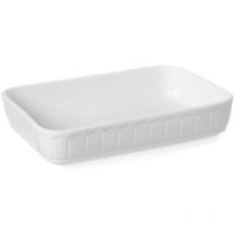 Plat à pâtisserie rustica porcelaine 375x260mm