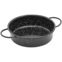 Vaello - Plat émaillé 16cm avec anses