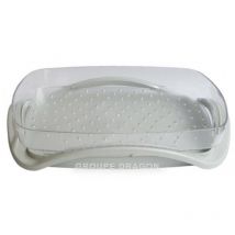 Plat rectangulaire cuisson vapeur pour four de-dietrich