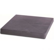 Plataforma movil para macetas Prosperplast de plastico cuadrada con 4 ruedas 39 x 39 x 4,5 cm en color antracita - Antracita