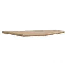 Meubletmoi - Plateau angle 90° pour liaison bureaux décor chêne artisan - maria