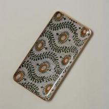 Chehoma - Plateau Bangalore fer gris et vert 15x30cm