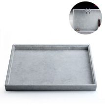 Jormftte - Plateau à bijoux Boîte à bijoux en velours doux Boîte à bagues Présentoir à bijoux résistant aux rayures Rangement pour bijoux pour
