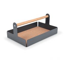 Plateau caisse à outils Desktop Box Konstantin Slawinski Noir Rectangle