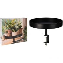 Plateau décoratif avec pince 36x26 cm noir H&S Collection
