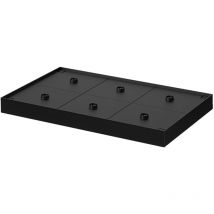 Lumisky - Plateau de chargement plate kelly Noir Plastique 6 Lampes