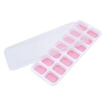 Ensoleille - Plateau de congélation en Silicone pour bébé avec Couvercle,4 Paquets Bac à glaçons,Congélation Bébé Food Rangement Nourriture pour