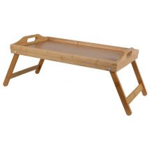 Plateau de lit sur pied bambou