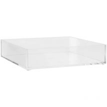 Organiseur 20x20cm selena transparent - 5five