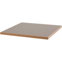 Plateau de table carré vert 60cm La Villette