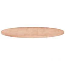 Design In - Plateau et Dessus de table rond Ø70x1,5 cm Bois de chêne massif non traité 52844