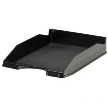 Faibo - Plateau de table 93 noir empilable 350x250x65mm