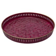 Plateau en métal Jali 60 cm