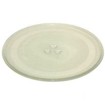 Plateau en verre Diam. 255mm (3517203600, 434603) Four micro-ondes beko Daewoo elsay, gorenje, mora, moulinex, panasonic, sharp, siemens, upo