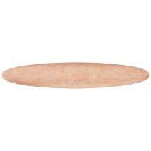 Maison Chic - Plateau et Dessus de table rond Ø60x1,5 cm Bois de chêne massif non traité 72182