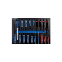 King Tony - Module Mousse + pp 19pcs tournevis et outils de frappe