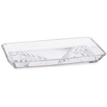Pasabahce - Plateau en verre transparent (16,5 x 2,6 x 27,5 cm)