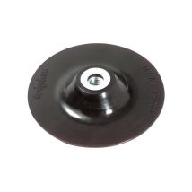 Schleifpad für Schleifmaschine • Gummi • Ø180mm • Bohrung M14 - Tivoly