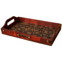 Plateau rectangulaire en bois pour table à thé, plateau pour tasses, pour la maison, le restaurant