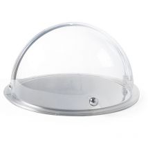 Hendi - Plateau rond en acier inoxydable avec couvercle RollTop dia. 380mm 424001